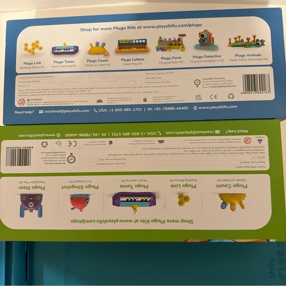Lot of 2‎ PlayShifu Plugo Mat & Plugo Letters, an AR-powered word-building kit